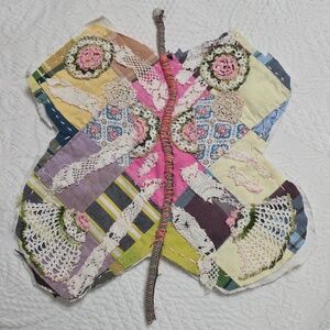 SOLD!!! 🩷🩷🩷JABOT IN PROGRESS MOSSIE ANNA ARTISAN DESIGN NWT